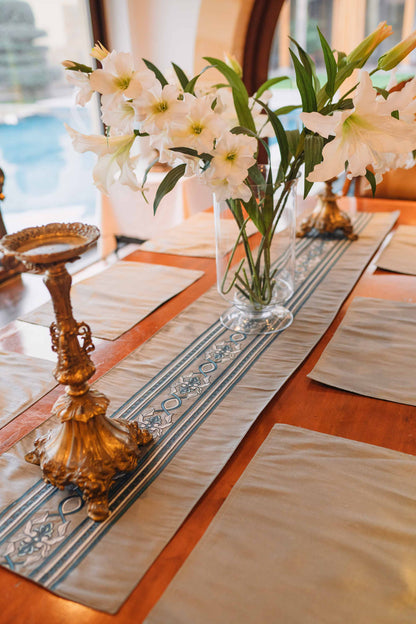 Nishat Linen - Table Runner Set TR22-02 - 7 Piece