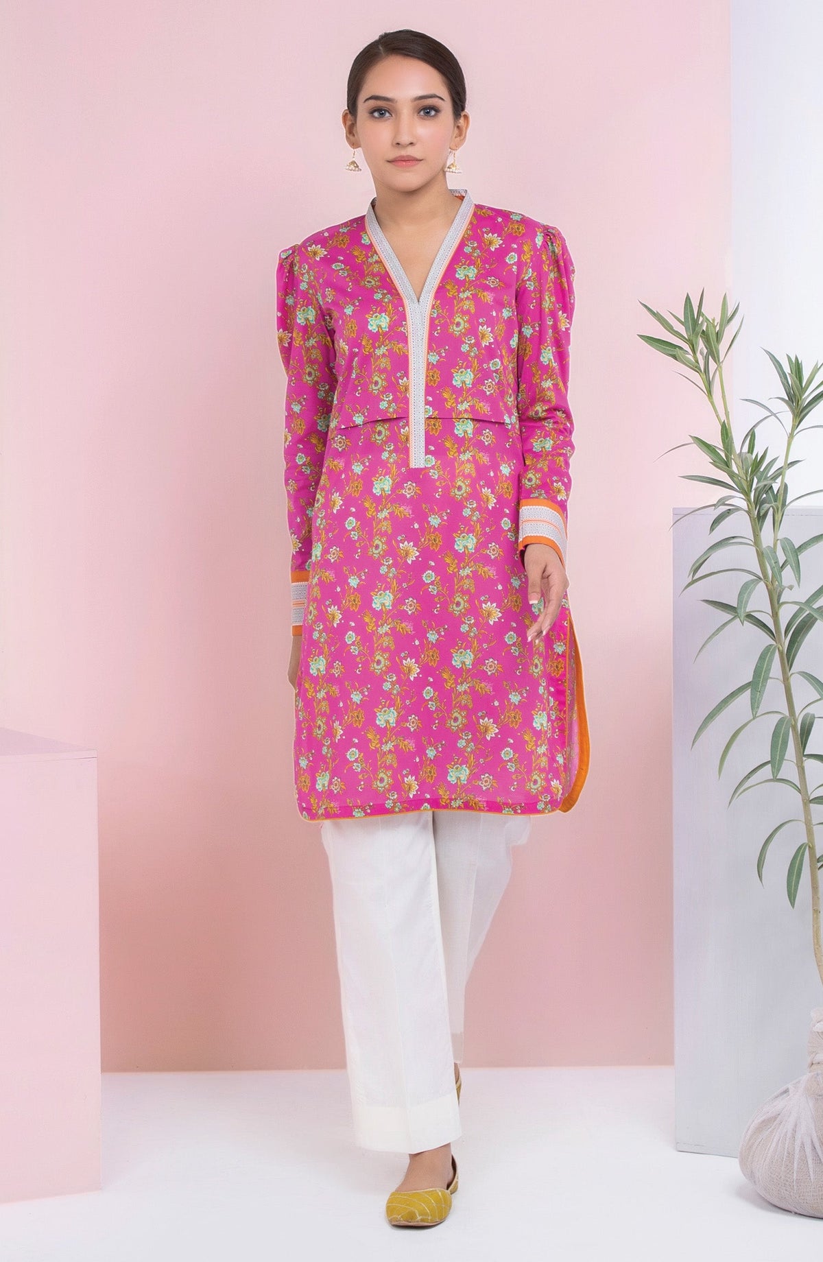 Orient - Unstitched 1 Piece Printed Lawn Shirt