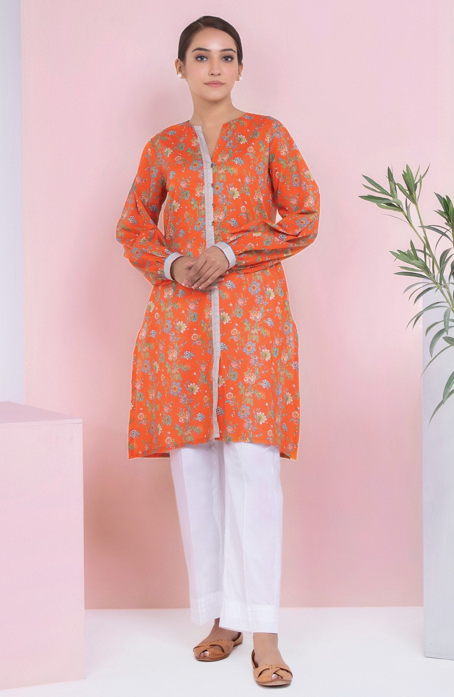 Orient - Unstitched 1 Piece Printed Lawn Shirt