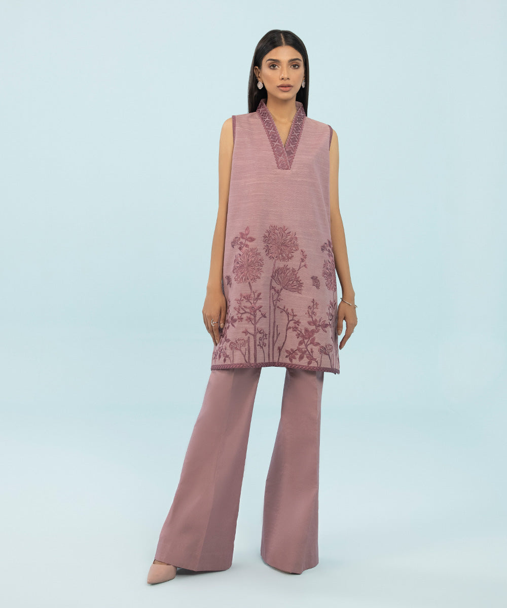 Sapphire - 2 Piece - Embroidered Light Khaddar Suit