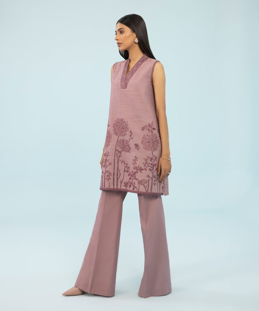 Sapphire - 2 Piece - Embroidered Light Khaddar Suit
