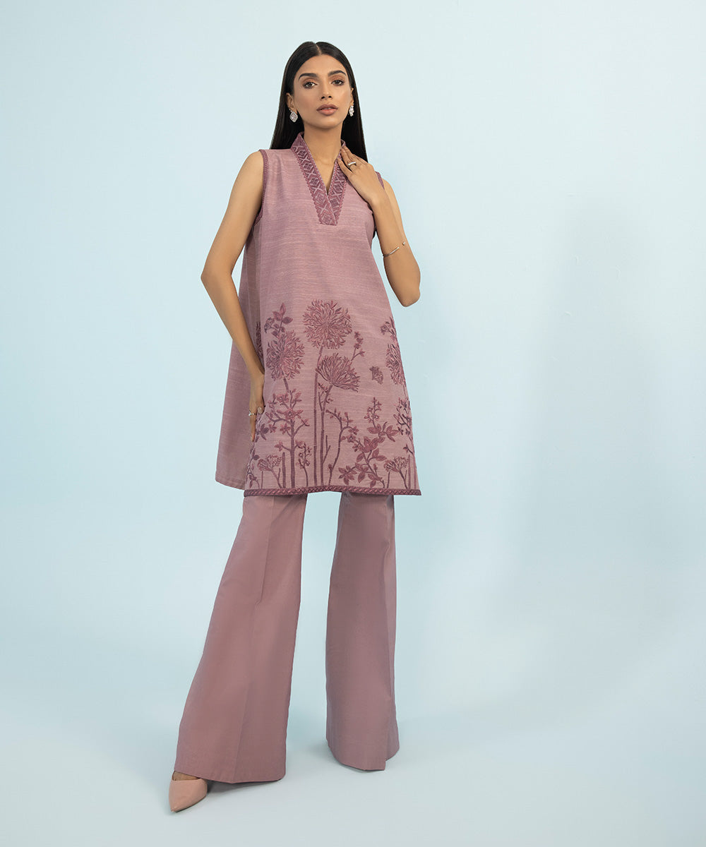 Sapphire - 2 Piece - Embroidered Light Khaddar Suit