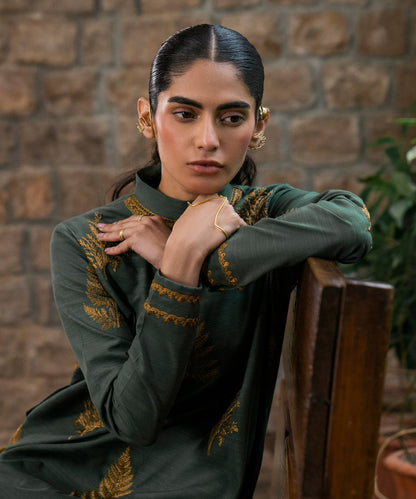 Sapphire - 2 Piece - Embroidered Cambric Suit