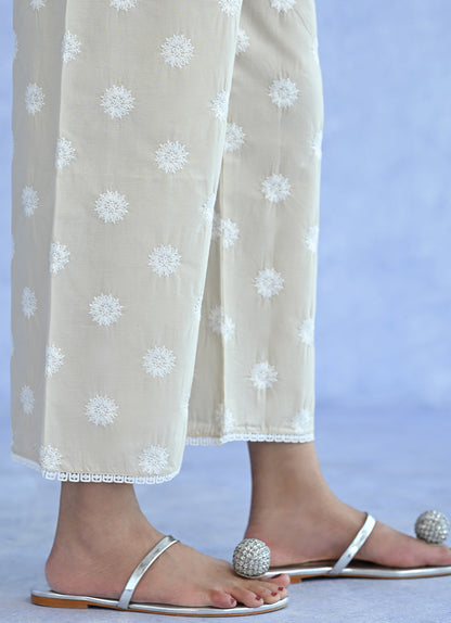 Schiffli Embroidered Pant