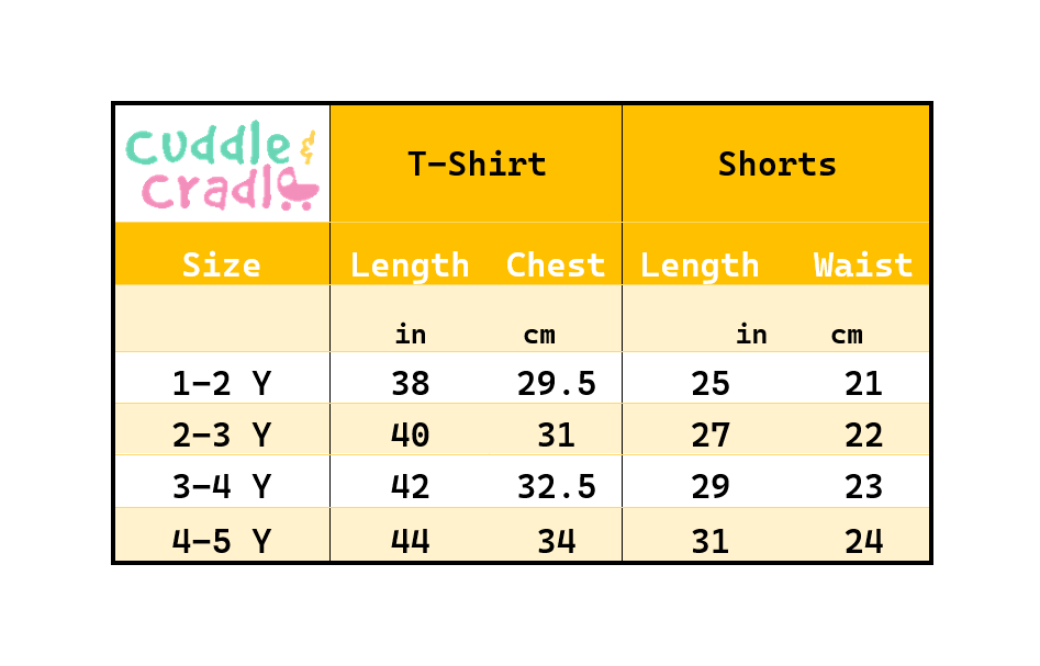 Cuddle & Cradle - T-shirt and Shorts Set (Roar)