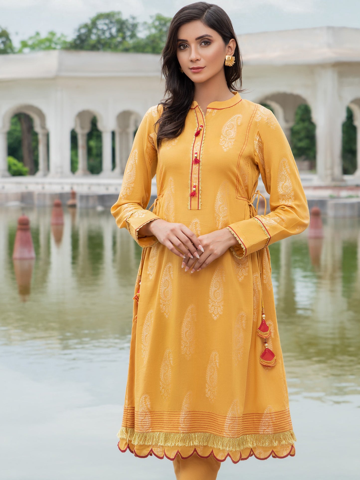 Limelight - Jacquard Shirt-Printed (Unstitched)