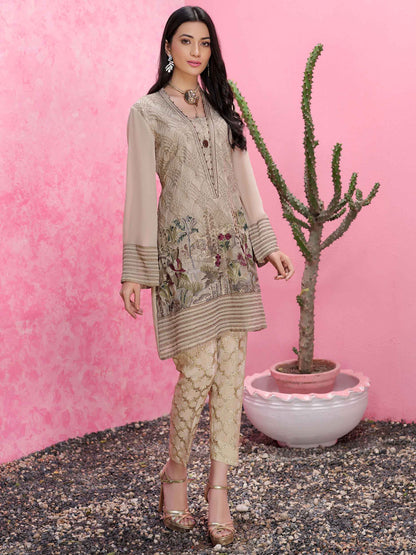 Chiffon Shirt-Embroidered (Unstitched)