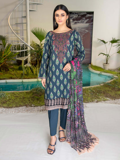 Limelight - 2 Piece Embroidered Lawn Suit