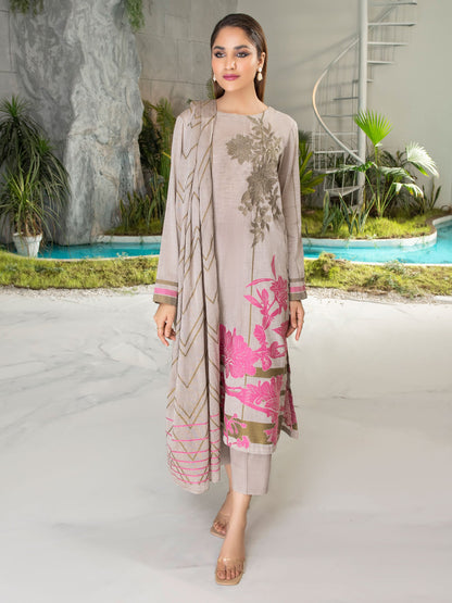 Limelight - 3 Piece Embroidered Jacquard Suit