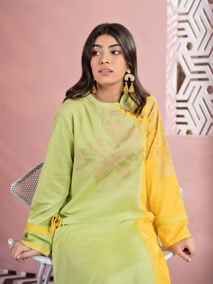 Khaddar Shirt-Paste Printed (Unstitched)