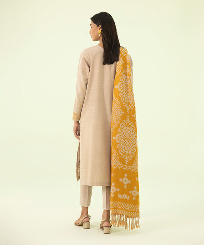 Sapphire - 3 Piece - Embroidered Khaddar Suit