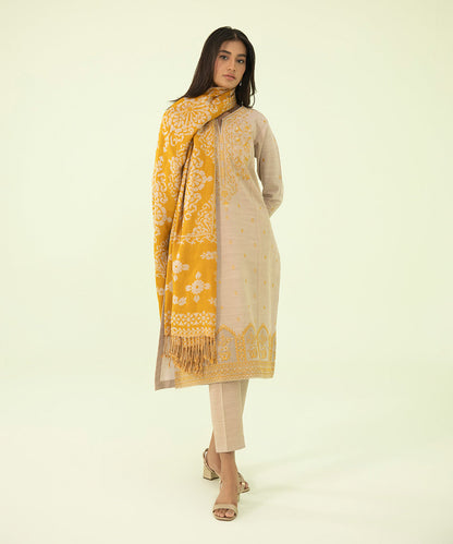 Sapphire - 3 Piece - Embroidered Khaddar Suit