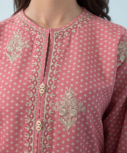 Sapphire - 3 Piece - Embroidered Khaddar Suit