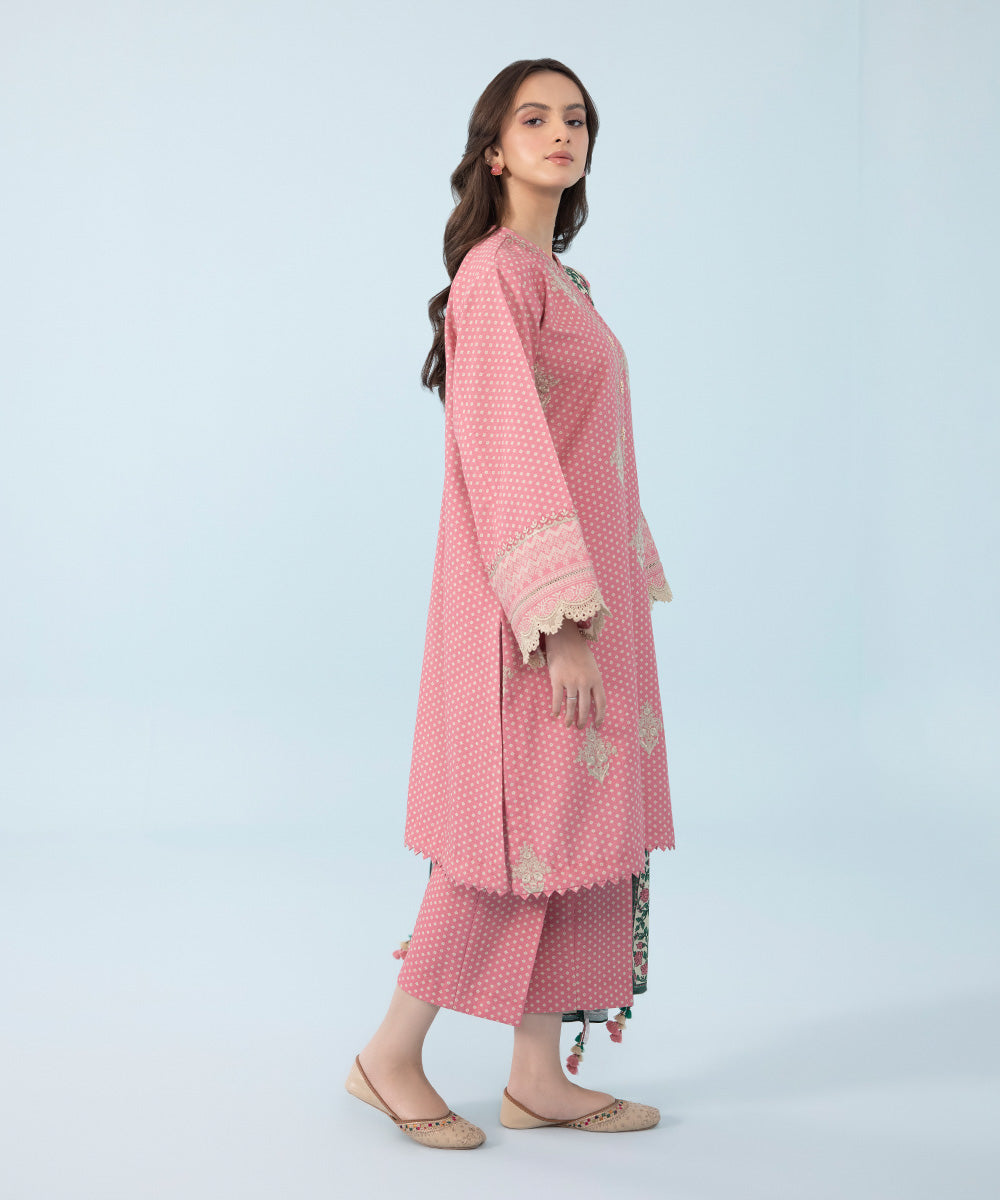 Sapphire - 3 Piece - Embroidered Khaddar Suit