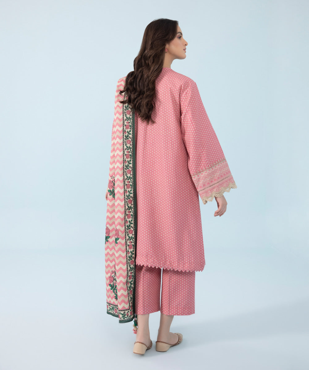 Sapphire - 3 Piece - Embroidered Khaddar Suit