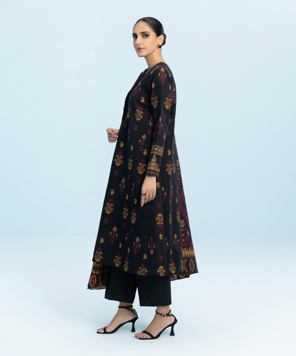Sapphire - 3 Piece - Embroidered Jacquard Suit