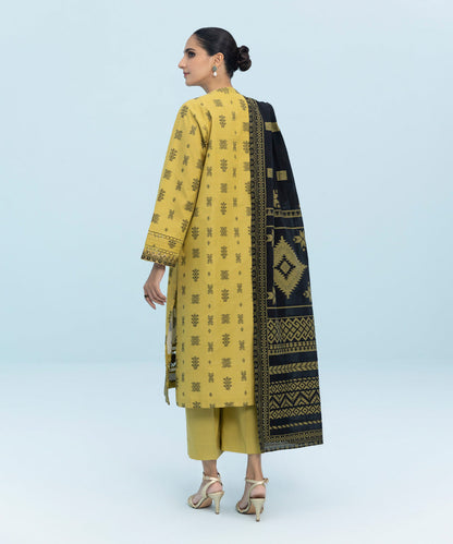 Sapphire - 3 Piece - Embroidered Jacquard Suit