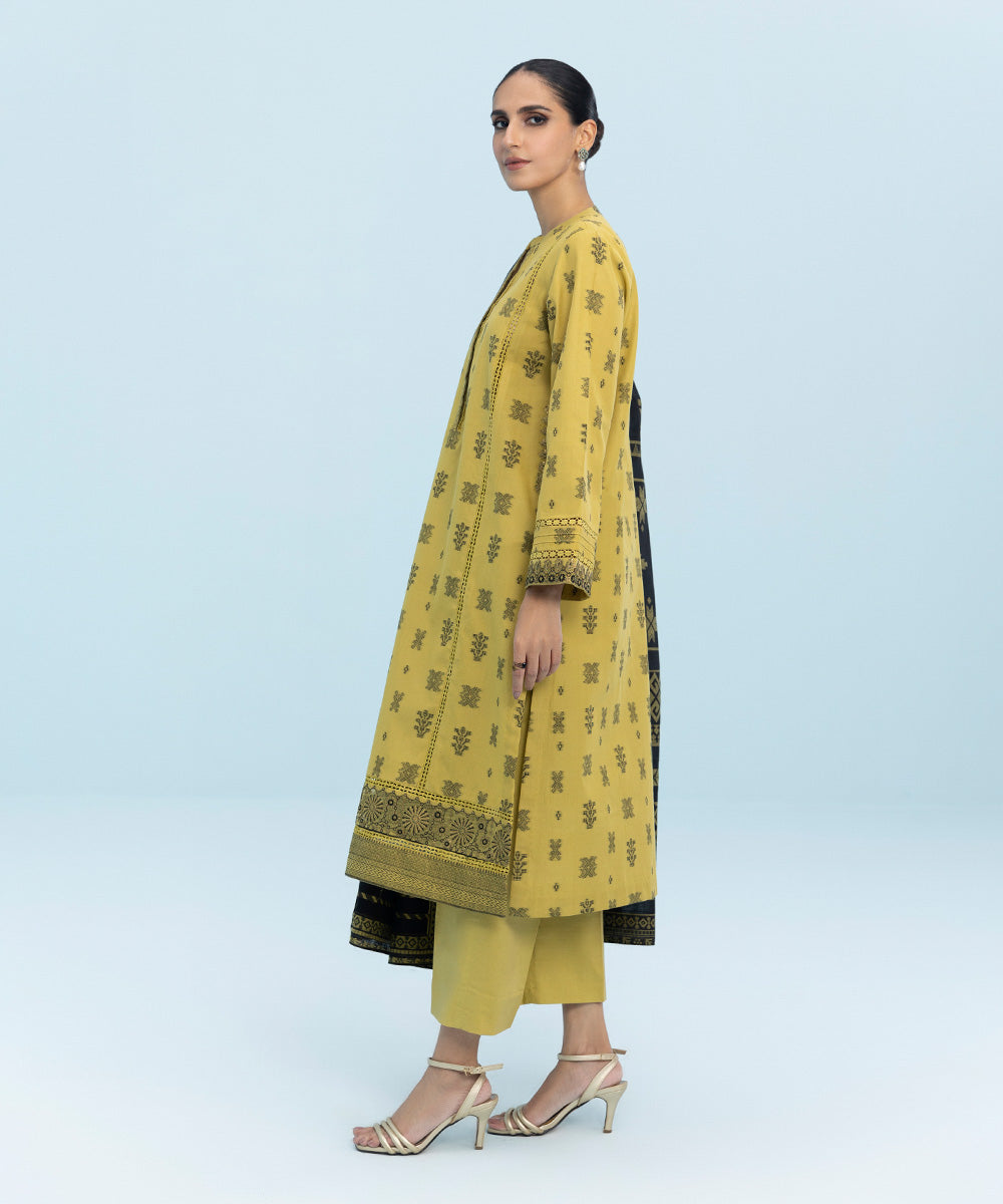 Sapphire - 3 Piece - Embroidered Jacquard Suit