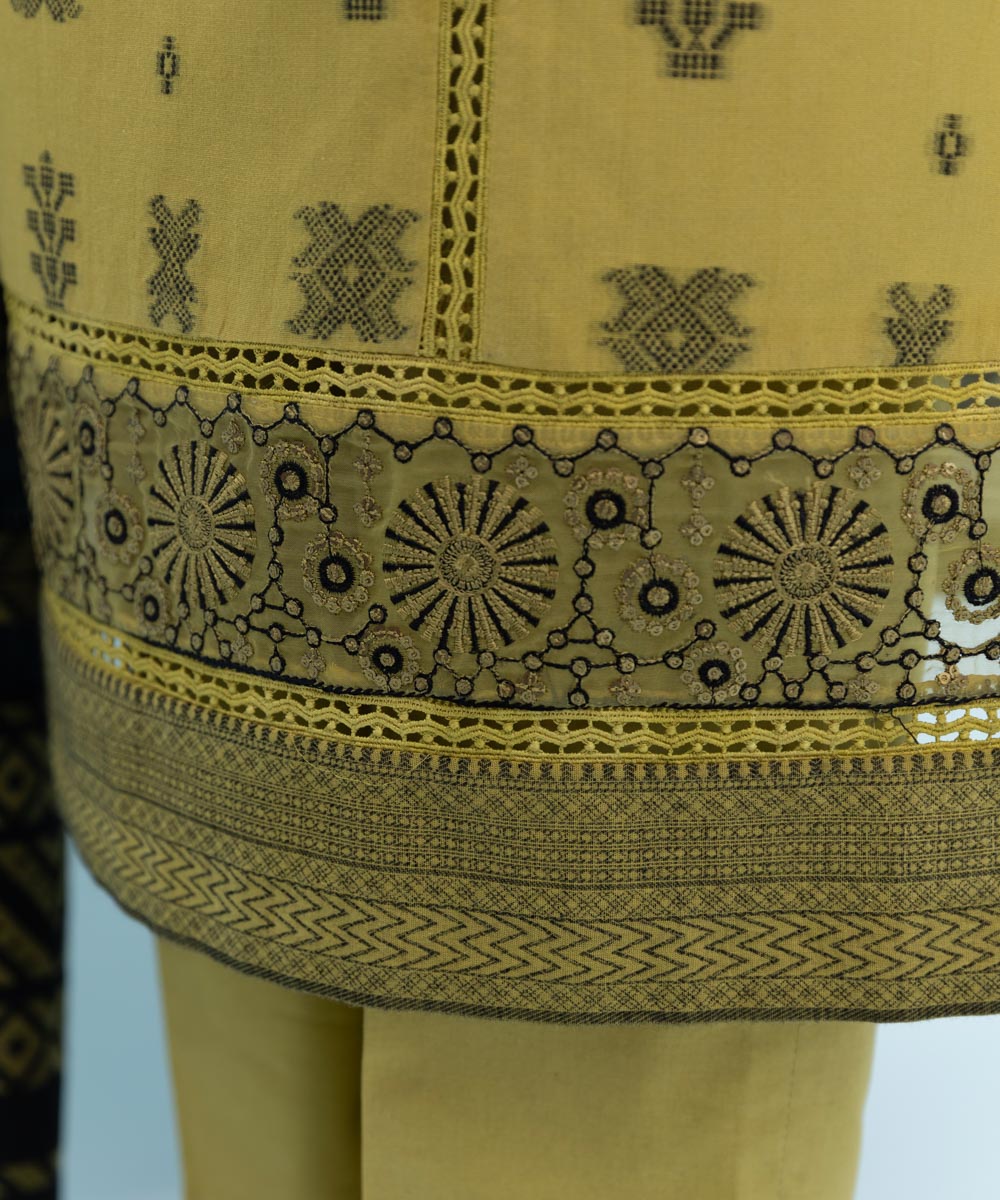 Sapphire - 3 Piece - Embroidered Jacquard Suit