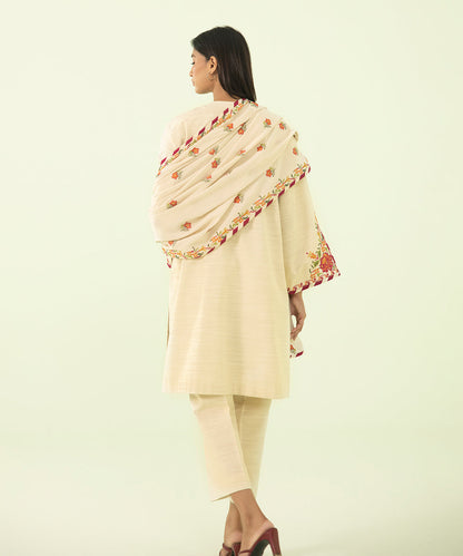 Sapphire - 3 Piece - Embroidered Khaddar Suit