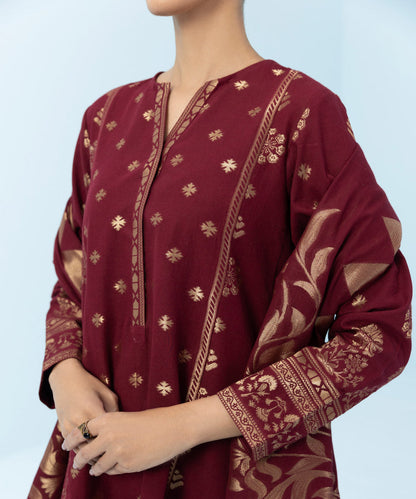 Sapphire - 3 Piece - Dyed Jacquard Suit