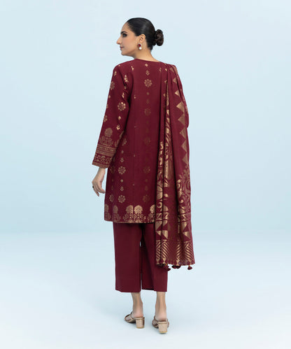 Sapphire - 3 Piece - Dyed Jacquard Suit