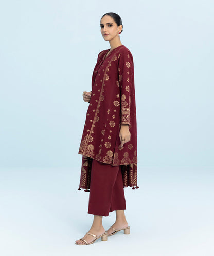Sapphire - 3 Piece - Dyed Jacquard Suit