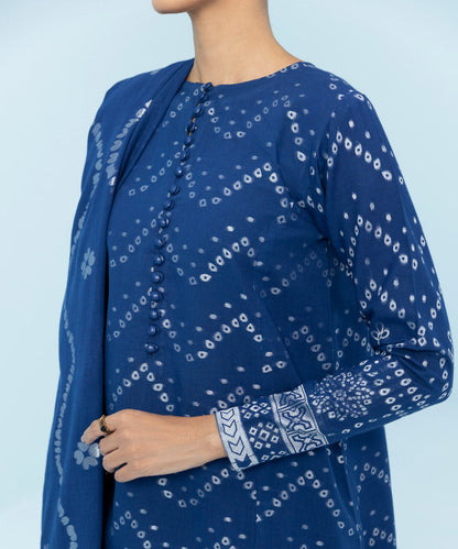 Sapphire - 3 Piece - Dyed Jacquard Suit