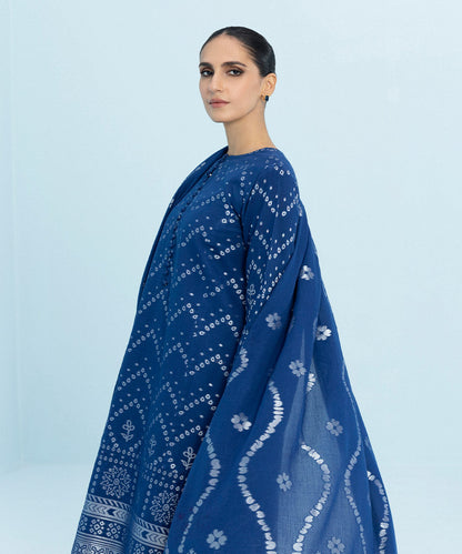 Sapphire - 3 Piece - Dyed Jacquard Suit