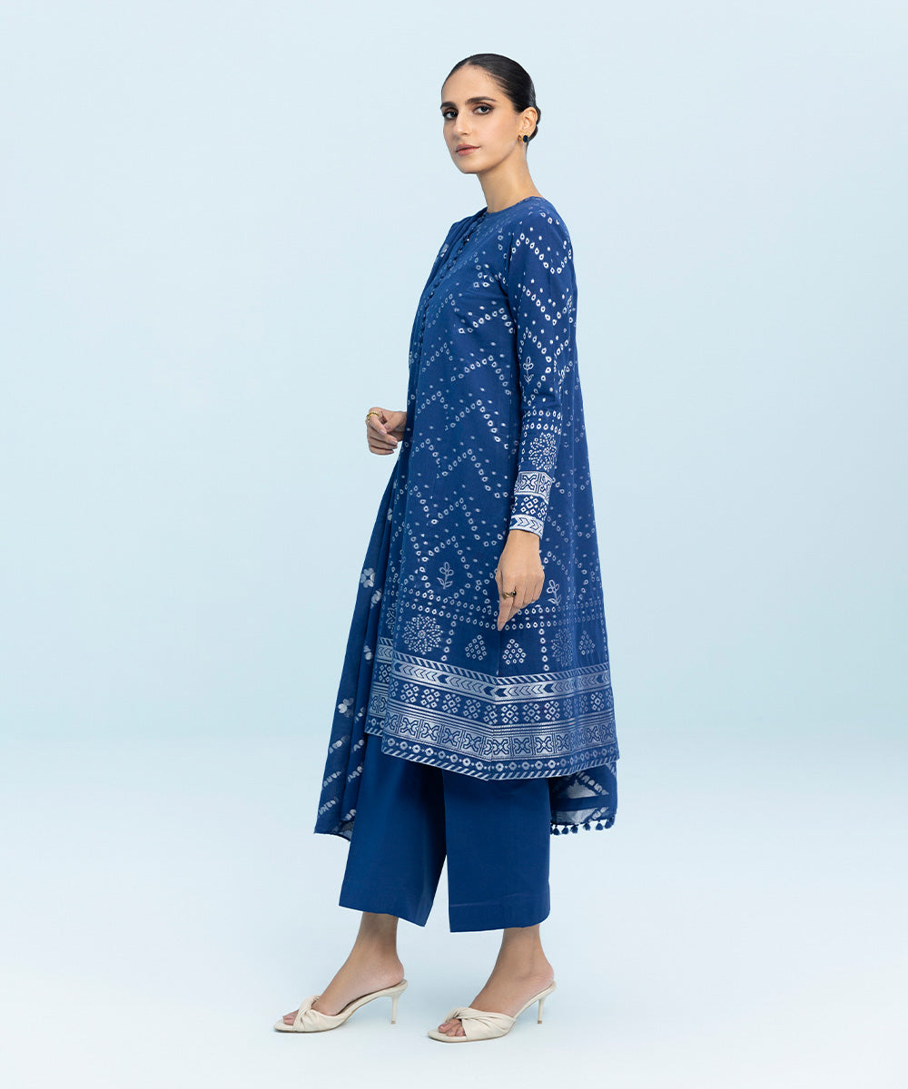 Sapphire - 3 Piece - Dyed Jacquard Suit
