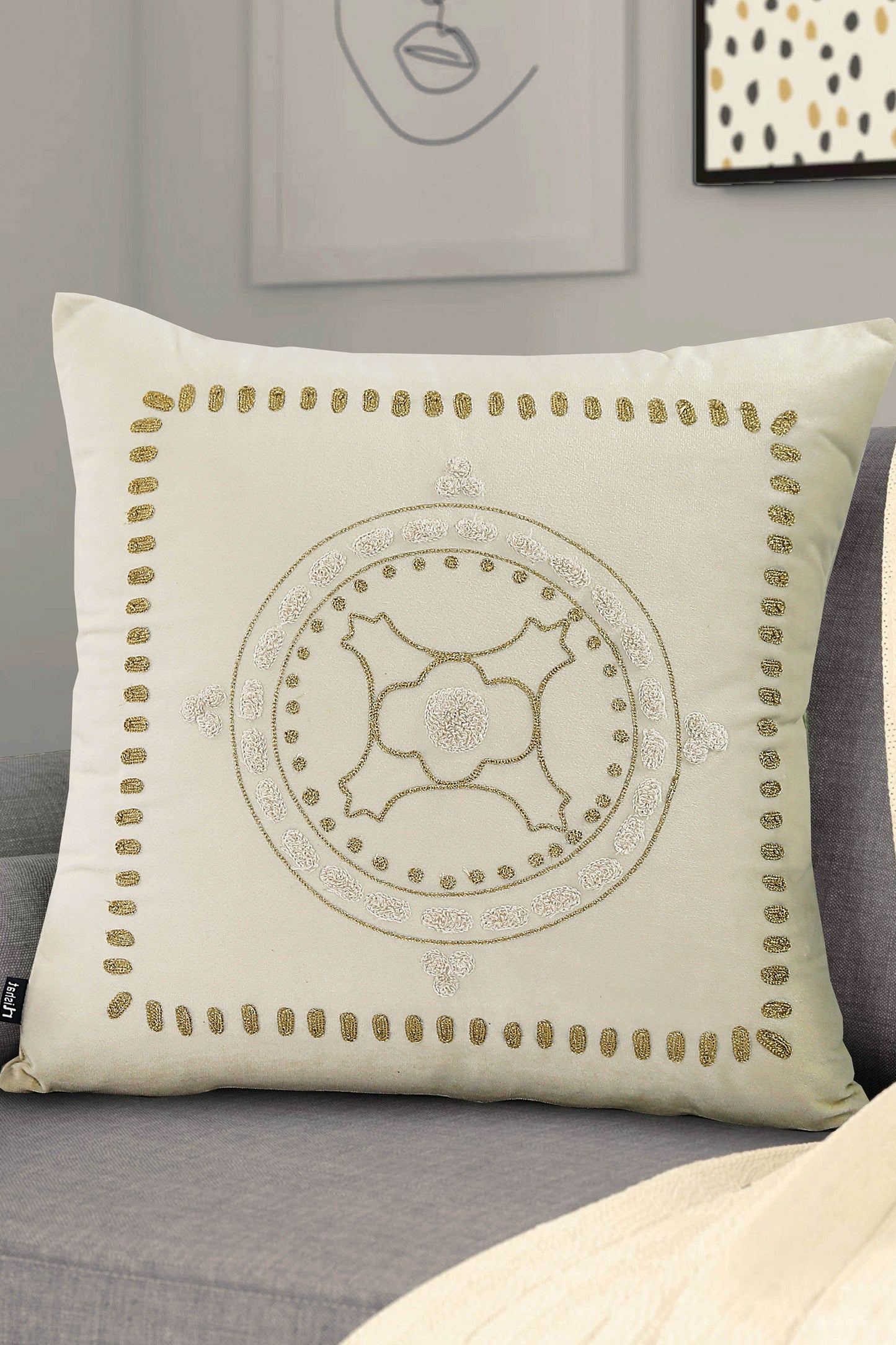 Nishat Linen - Liberty Cushion Cover Emb