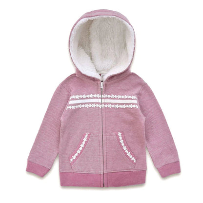 Cuddle & Cradle - Girls Fleece Zipper Hoodie