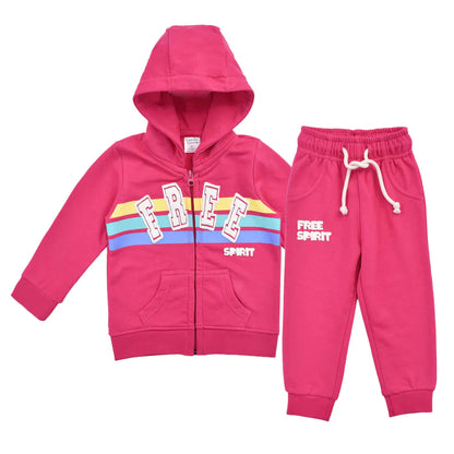 Cuddle & Cradle - Zipper Hoodie Trouser Set (Free Spirit)