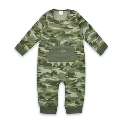 Cuddle & Cradle - Baby Fleece Romper (Alligator)