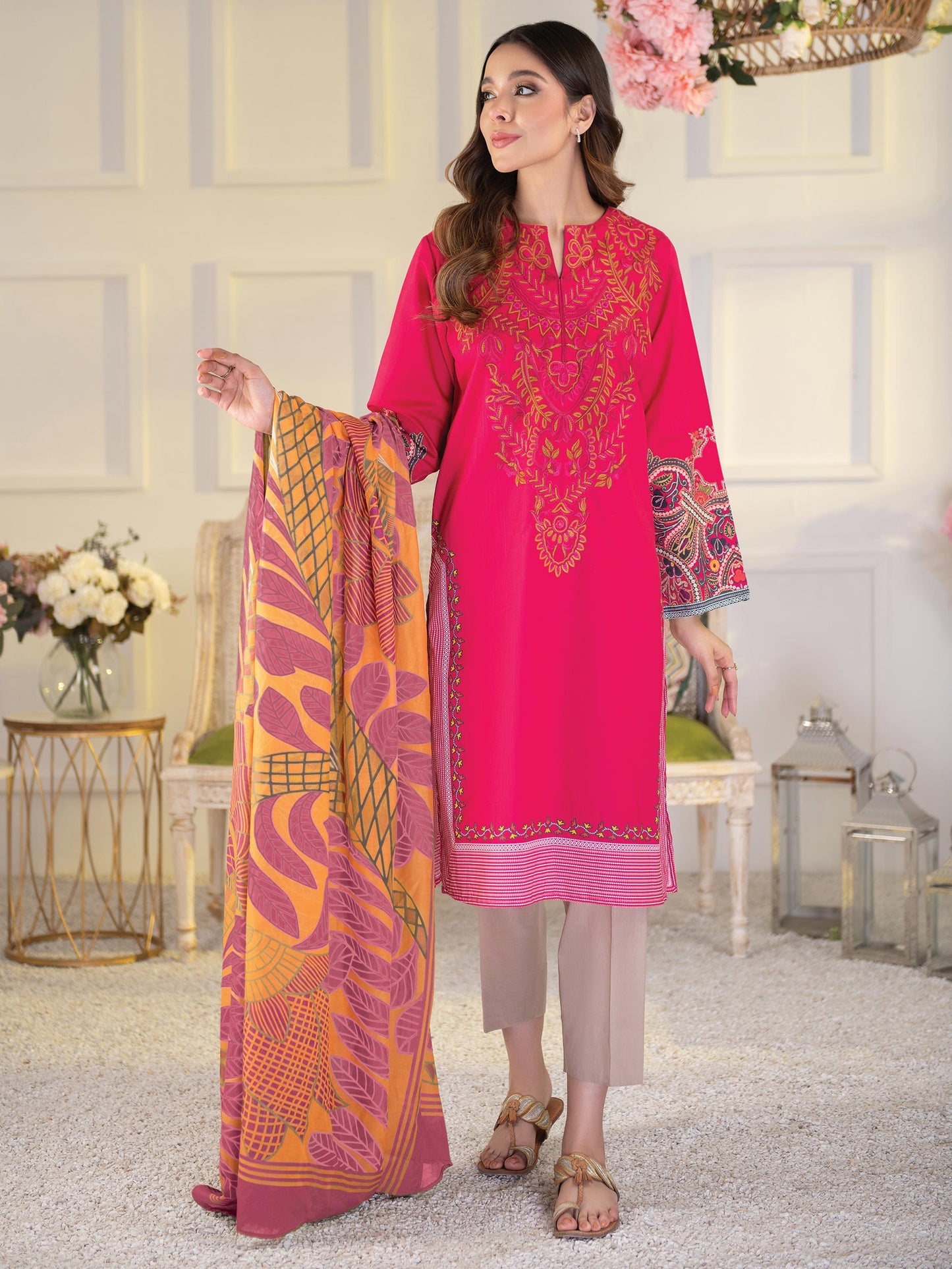 Limelight - 2 Piece Lawn Suit-Embroidered (Unstitched)