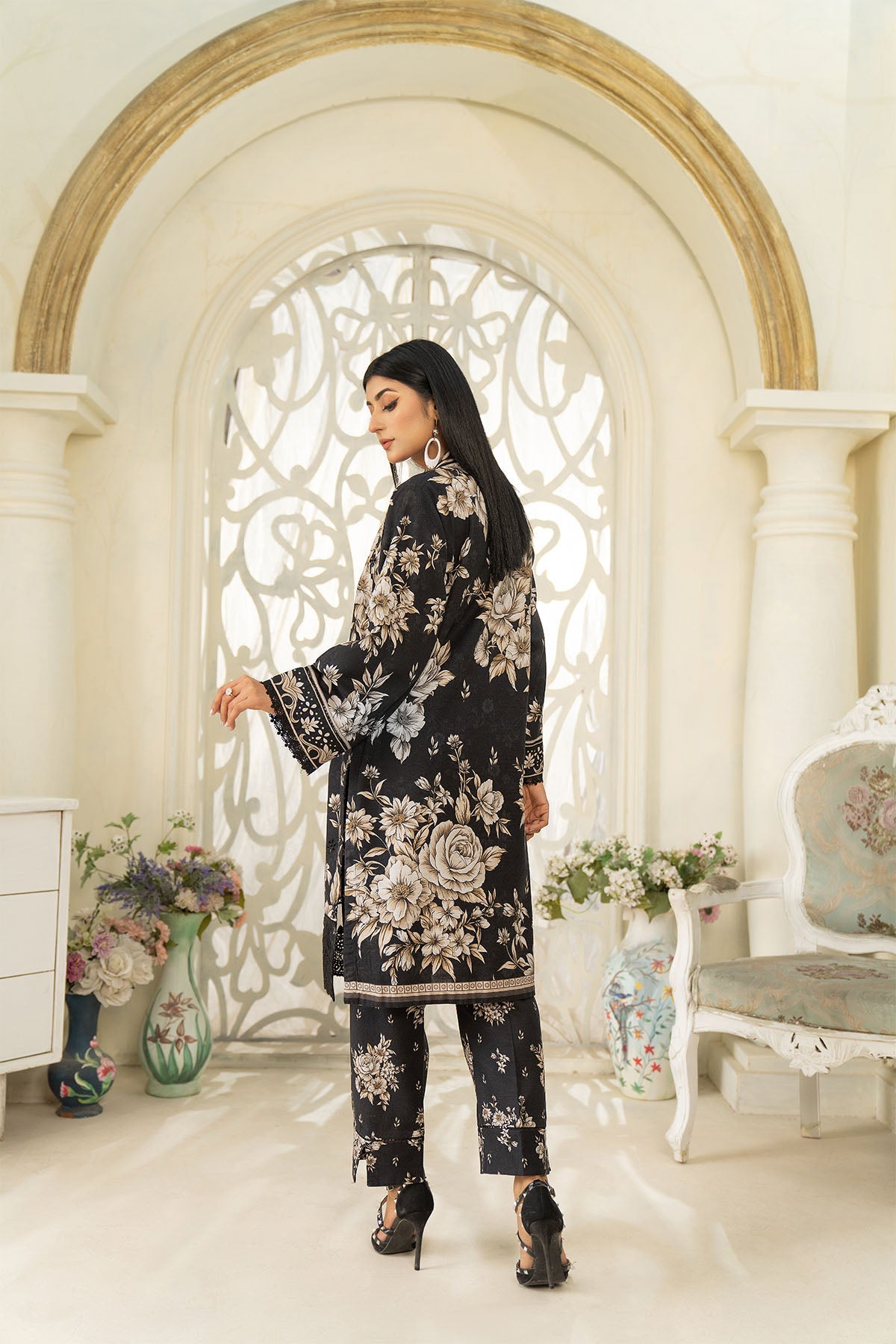 2PC Viscose Khaddar Suit - LDS 838