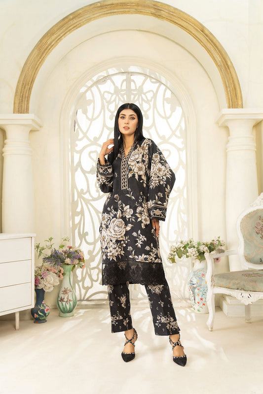 2PC Viscose Khaddar Suit - LDS 838