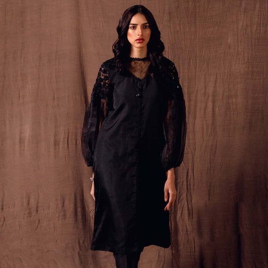 BTW - A-LINE EMBELLISHED KURTA