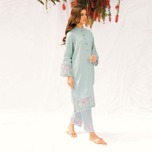 BTW - EMBROIDERED SHIRT WITH TROUSERS