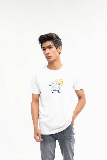 BTW - REGULAR FIT PRINTED T-SHIRT