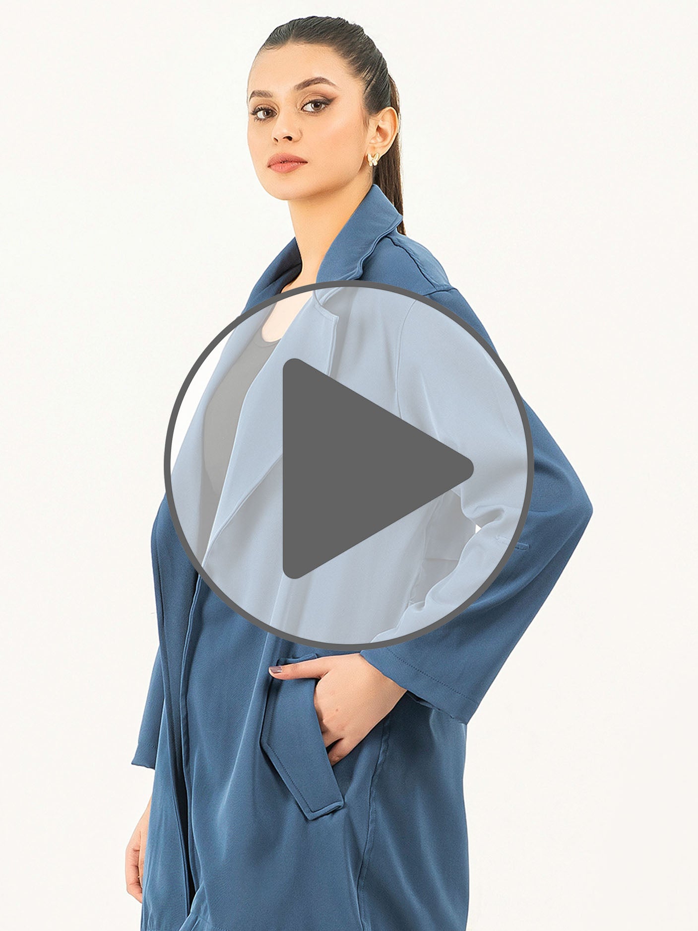 Belted Viscose Coat