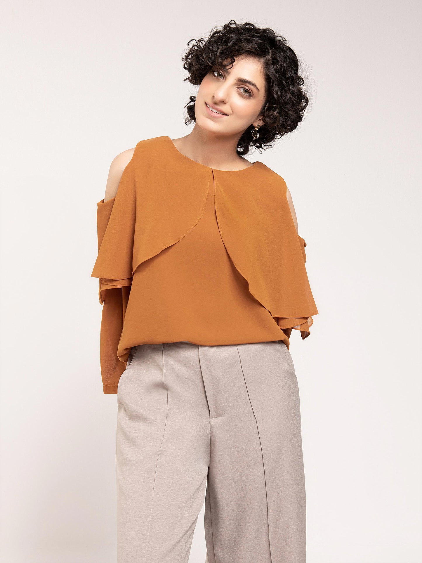 Limelight - Off Shoulder Bib Top