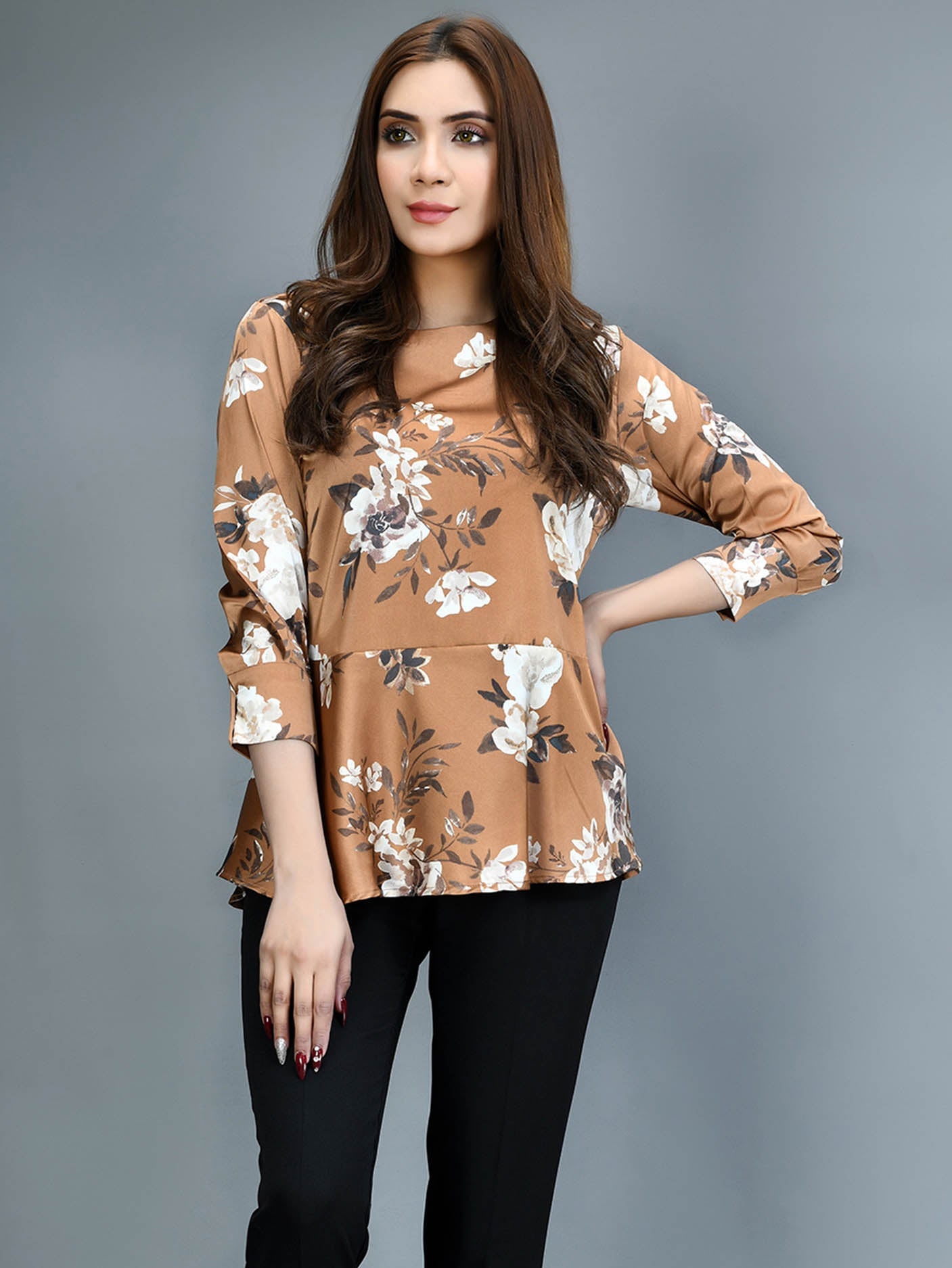 Limelight - Printed Silk Top