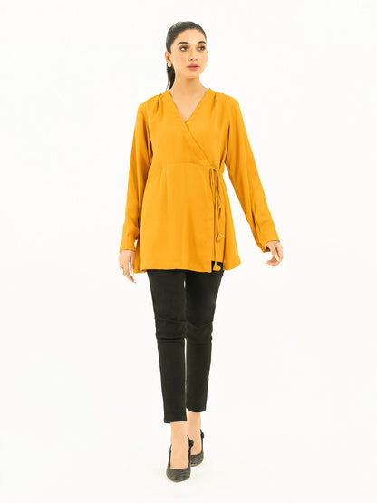 Limelight - Dyed Wrap Top