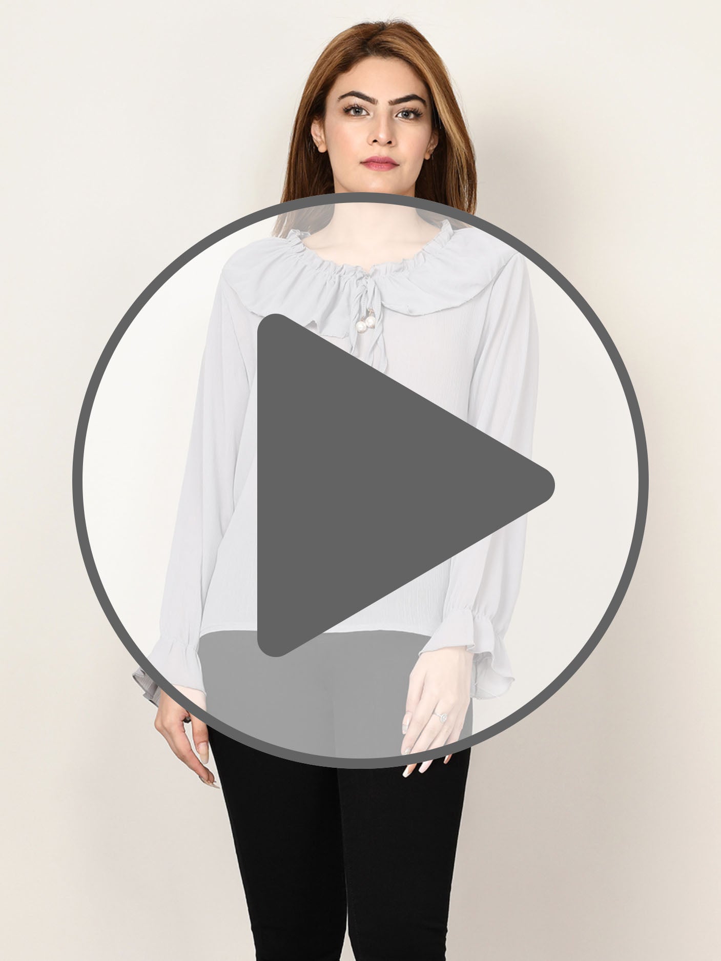 Limelight - Ruffle Neck Top