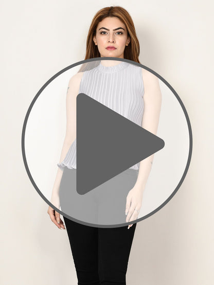 Limelight - Crinkled Silk Top