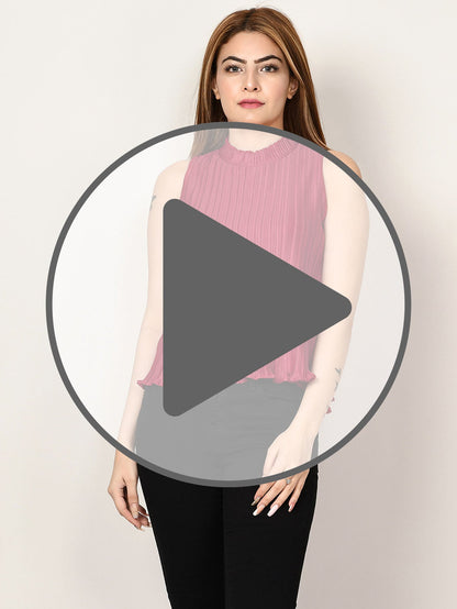 Limelight - Crinkled Silk Top