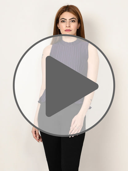 Limelight - Crinkled Silk Top