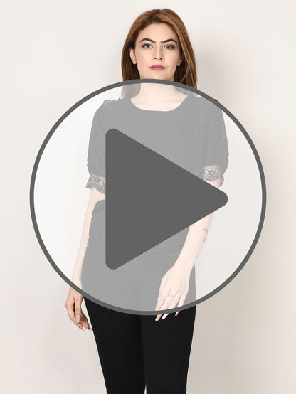 Limelight - Laced Chiffon Top