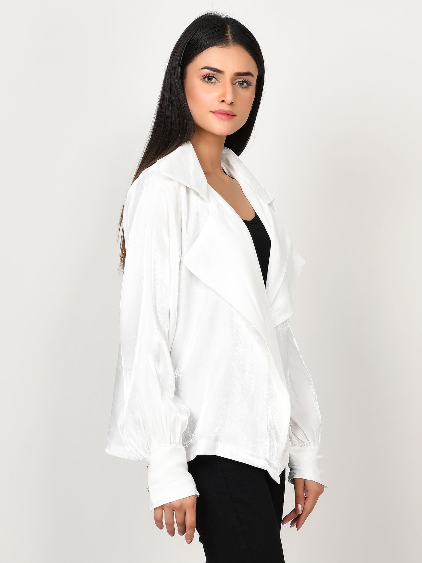 Limelight - Shimmer Cotton Satin Top